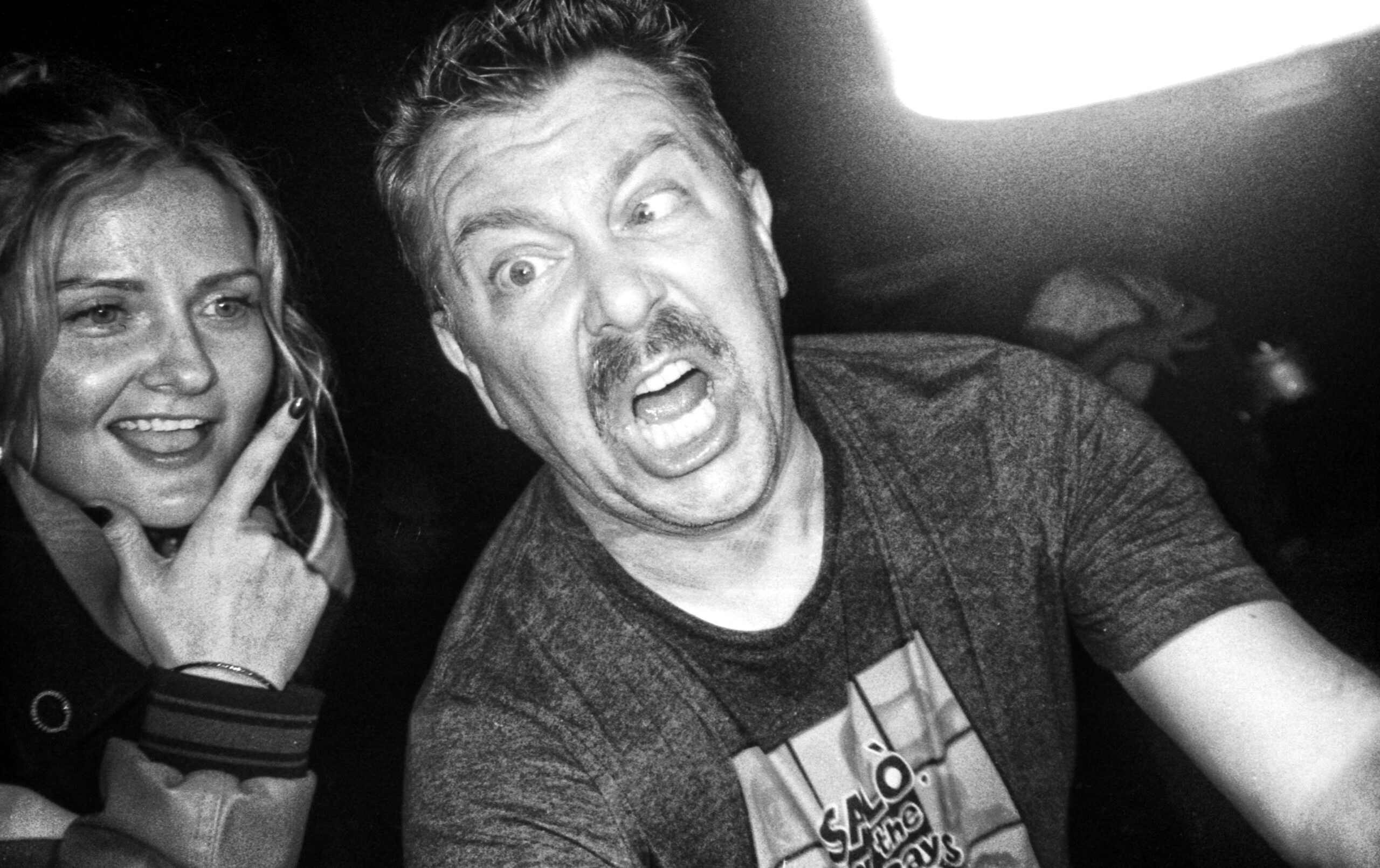 Sam Sessa, Director of Events & Community Engagement of Baltimore Public Media, filmmaker Julia Golonka, and photojournalist Kaitlin Newman, at the closing after party.